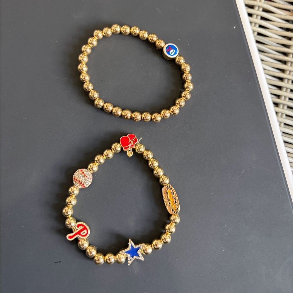 Phillies & Sixers BaubleBar Bracelets